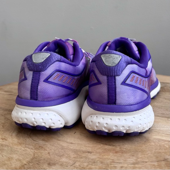 Brooks Women's Running Shoe Ghost Unity Together Purple Tie Dye Size 11 - Picture 6 of 13
